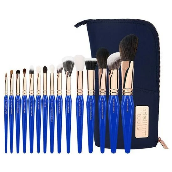 Golden Triangle Phase III Complete 15pc. Brush Set with Pouch