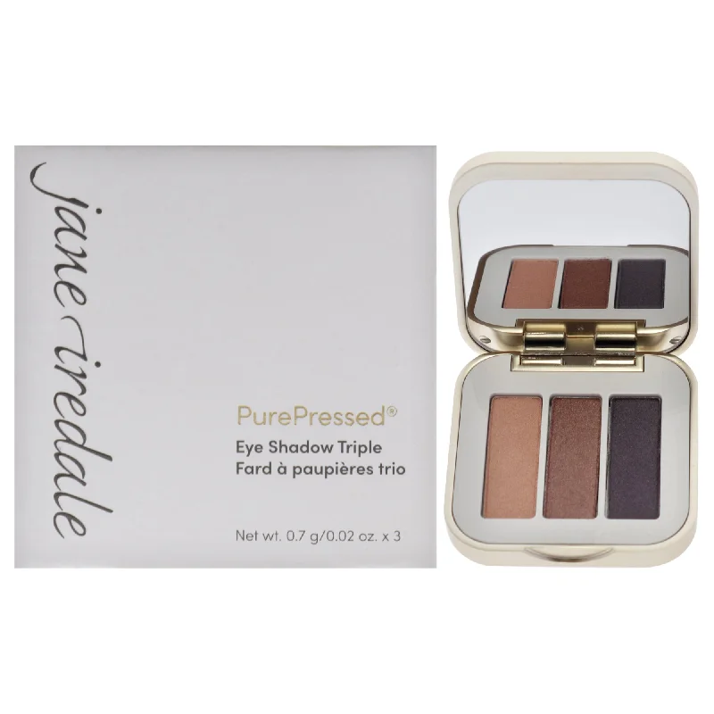 PurePressed Eyeshadow Triple - Brown Sugar by Jane Iredale for Women - 0.1 oz Eye Shadow