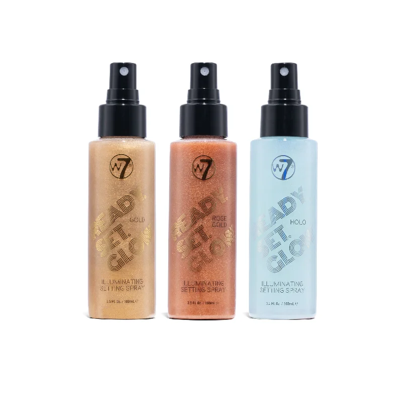 Ready Set Glow Setting Spray Trio - 3 Pack Set