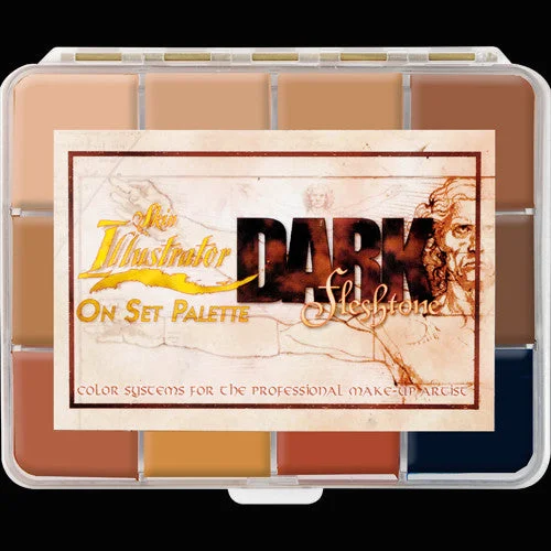 Skin Illustrator On Set Dark Flesh Tone Palette