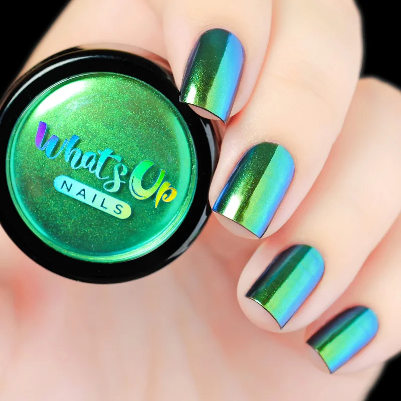 Whats Up Nails - Rainforest Chrome Powder